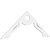 Ekena Millwork Pitch Cena Gable Pediment - Primed Polyurethane - GPP060X023X100CEN