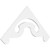 Ekena Millwork Pitch Northwest Gable Pediment - Primed Polyurethane - GPP048X022X100NOR