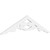 Ekena Millwork Pitch Robin Gable Pediment - Primed Polyurethane - GPP060X015X100ROB