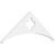 Ekena Millwork Pitch Turner Gable Pediment - Primed Polyurethane - GPP036X014X100TUR
