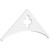 Ekena Millwork Pitch Turner Gable Pediment - Primed Polyurethane - GPP036X015X100TUR