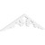 Ekena Millwork Pitch Vienna Gable Pediment - Primed Polyurethane - GPP060X015X100VIE
