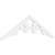 Ekena Millwork Pitch Vienna Gable Pediment - Primed Polyurethane - GPP072X021X100VIE