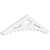 Ekena Millwork Pitch Wellington Gable Pediment - Primed Polyurethane - GPP036X009X100WEL