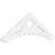 Ekena Millwork Pitch Wellington Gable Pediment - Primed Polyurethane - GPP048X016X100WEL