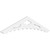Ekena Millwork Pitch Wellington Gable Pediment - Primed Polyurethane - GPP060X013X100WEL