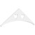 Ekena Millwork Pitch Winston Gable Pediment - Primed Polyurethane - GPP060X020X100WIN
