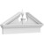 Ekena Millwork Acorn Combination Pediment - Primed Polyurethane - PEDPC036X160ACR00