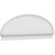 Ekena Millwork Elliptical Smooth Combination Pediment - Primed Polyurethane - PEDPC074X255ELL00