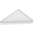 Ekena Millwork Peaked Cap Smooth Combination Pediment - Primed Polyurethane - PEDPC080X270PKC00