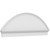 Ekena Millwork Segment Arch Smooth Combination Pediment - Primed Polyurethane - PEDPC064X230SEG00