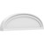 Ekena Millwork Elliptical Smooth Pediment - Primed Polyurethane - PEDPS026X075ELL00