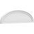 Ekena Millwork Elliptical Smooth Pediment - Primed Polyurethane - PEDPS036X100ELL00