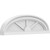 Ekena Millwork Elliptical 3 Spoke Pediment - Primed Polyurethane - PEDPS024X070ELL03