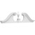 Ekena Millwork Rams Head Pediment - Primed Polyurethane - PEDPS050X125RHP00