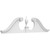 Ekena Millwork Rams Head Pediment - Primed Polyurethane - PEDPS062X155RHP00