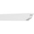 Ekena Millwork Standard Alpine Rafter Tail - Primed Polyurethane - RFTP04X06X36ALP