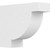 Ekena Millwork Standard Alpine Rafter Tail - Primed Polyurethane - RFTP04X10X12ALP