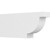 Ekena Millwork Standard Alpine Rafter Tail - Primed Polyurethane - RFTP04X10X24ALP