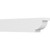 Ekena Millwork Standard Alpine Rafter Tail - Primed Polyurethane - RFTP05X08X36ALP