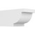 Ekena Millwork Standard Alpine Rafter Tail - Primed Polyurethane - RFTP06X06X12ALP