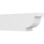 Ekena Millwork Standard Alpine Rafter Tail - Primed Polyurethane - RFTP06X10X30ALP