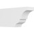Ekena Millwork Standard Asheboro Rafter Tail - Primed Polyurethane - RFTP04X08X16ASH