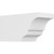 Ekena Millwork Standard Asheboro Rafter Tail - Primed Polyurethane - RFTP05X06X12ASH