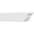 Ekena Millwork Standard Asheboro Rafter Tail - Primed Polyurethane - RFTP06X08X36ASH