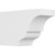 Ekena Millwork Standard Asheboro Rafter Tail - Primed Polyurethane - RFTP06X10X16ASH