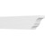 Ekena Millwork Standard Asheboro Rafter Tail - Primed Polyurethane - RFTP06X10X42ASH