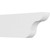 Ekena Millwork Standard Carmel Rafter Tail - Primed Polyurethane - RFTP03X08X20CAR