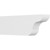 Ekena Millwork Standard Carmel Rafter Tail - Primed Polyurethane - RFTP05X10X30CAR