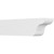 Ekena Millwork Standard Carmel Rafter Tail - Primed Polyurethane - RFTP06X08X30CAR