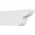 Ekena Millwork Standard Crestline Rafter Tail - Primed Polyurethane - RFTP03X06X16CRE