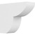 Ekena Millwork Standard Crestline Rafter Tail - Primed Polyurethane - RFTP04X10X12CRE