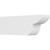 Ekena Millwork Standard Crestline Rafter Tail - Primed Polyurethane - RFTP05X08X24CRE