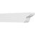 Ekena Millwork Standard Crestline Rafter Tail - Primed Polyurethane - RFTP06X08X36CRE