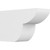 Ekena Millwork Standard Crestline Rafter Tail - Primed Polyurethane - RFTP06X10X16CRE