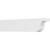 Ekena Millwork Standard Del Monte Rafter Tail - Primed Polyurethane - RFTP03X06X30DEL