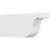 Ekena Millwork Standard Del Monte Rafter Tail - Primed Polyurethane - RFTP04X08X20DEL