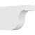 Ekena Millwork Standard Del Monte Rafter Tail - Primed Polyurethane - RFTP04X10X16DEL