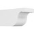 Ekena Millwork Standard Del Monte Rafter Tail - Primed Polyurethane - RFTP05X06X12DEL