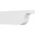Ekena Millwork Standard Del Monte Rafter Tail - Primed Polyurethane - RFTP05X10X30DEL