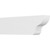 Ekena Millwork Standard Greensboro Rafter Tail - Primed Polyurethane - RFTP03X06X20GRN