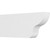 Ekena Millwork Standard Greensboro Rafter Tail - Primed Polyurethane - RFTP03X08X20GRN