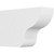 Ekena Millwork Standard Greensboro Rafter Tail - Primed Polyurethane - RFTP04X08X12GRN