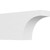 Ekena Millwork Standard Huntington Rafter Tail - Primed Polyurethane - RFTP03X06X12HUN