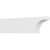 Ekena Millwork Standard Huntington Rafter Tail - Primed Polyurethane - RFTP03X06X24HUN