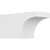 Ekena Millwork Standard Huntington Rafter Tail - Primed Polyurethane - RFTP05X06X12HUN
